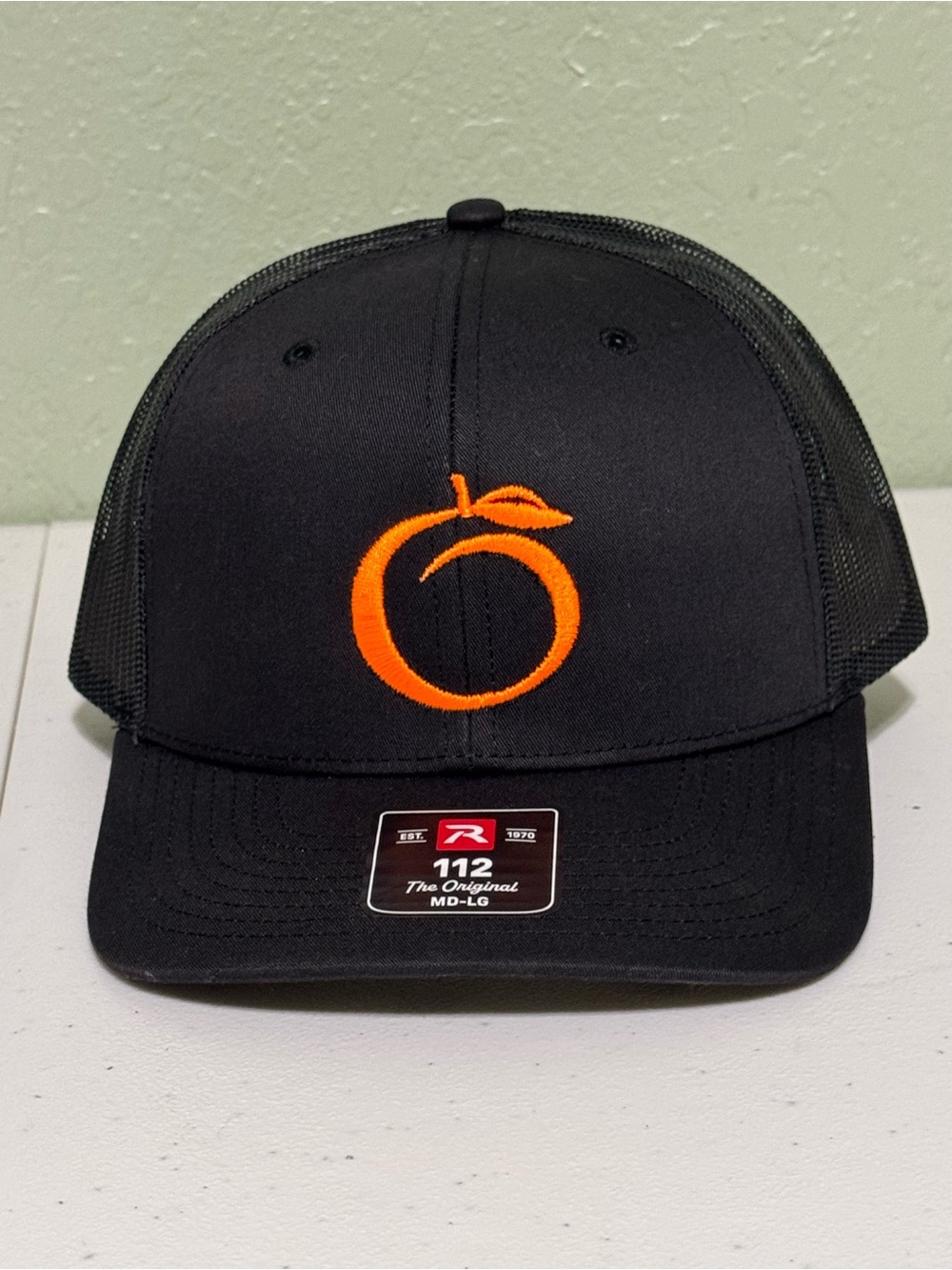 Florida Orange Adjustable Mesh Quality Direct Embroidered Snapback C…